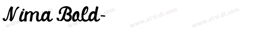 Nima Bold字体转换 Nima Bold字体转换